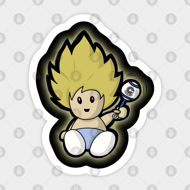 Super Saiyan Baby! Sticker by TheTeePot